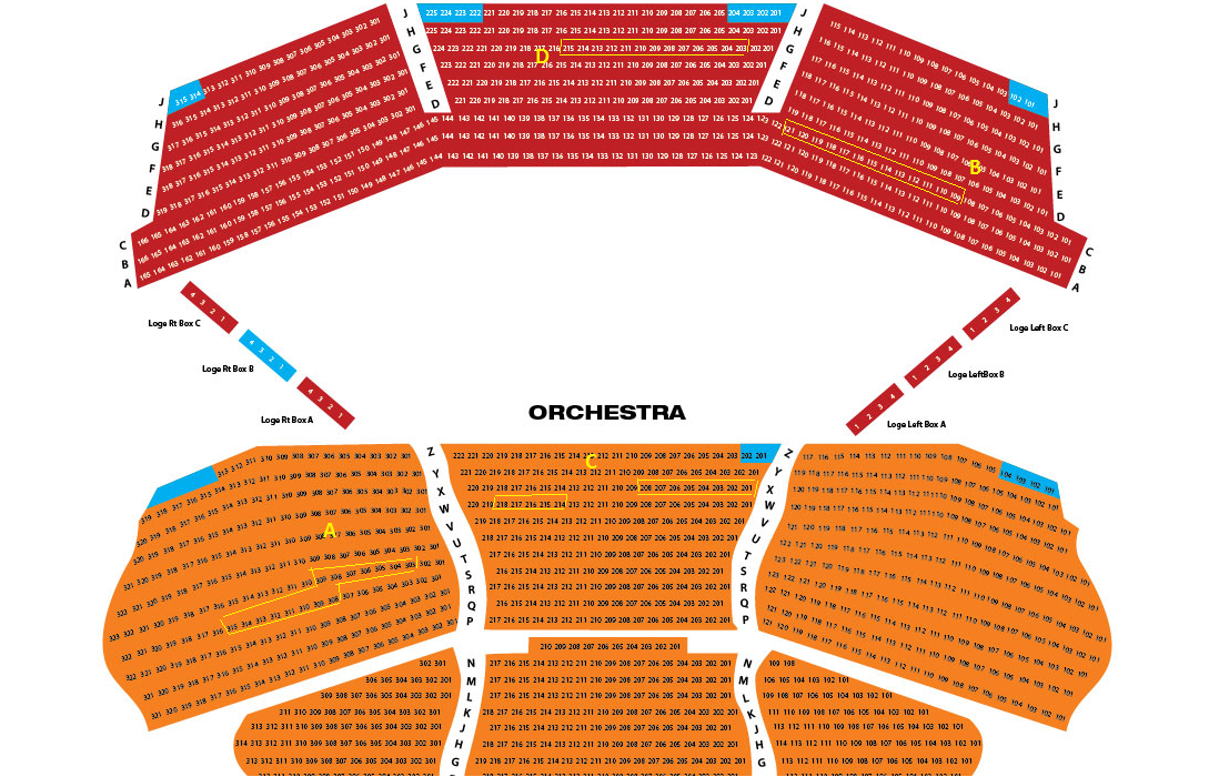 Aronoff Theater Seating Chart